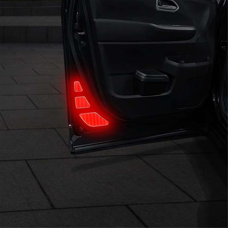 Car Door Warning Reflective Sticker Safety Car Door Opening Warning Reflector Tape for VOXY 90Series