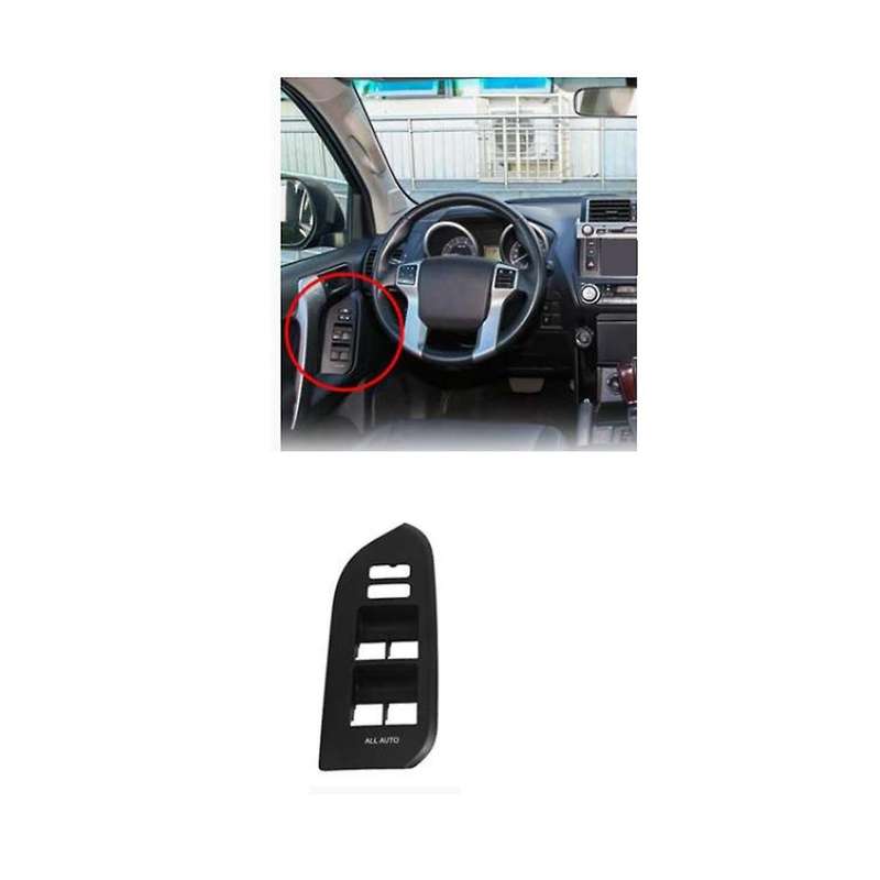 Car Driver's Side Window Lift Switch Trim Panel for Prado LC150 2010-2019 7423260600C0 LHD
