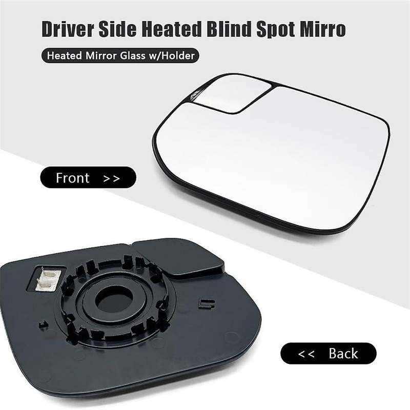 Car Driver Side Heated Blind Spot Rearview Mirror Glass for 2015-2022 Car Accessories Left