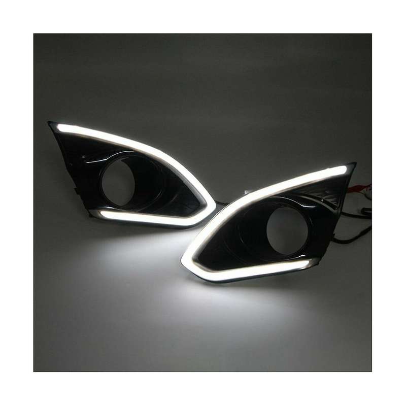 Car Drl Daylight Daytime Running Lights Fog Lamp Bumper Light for Spark 2013 2014 2015