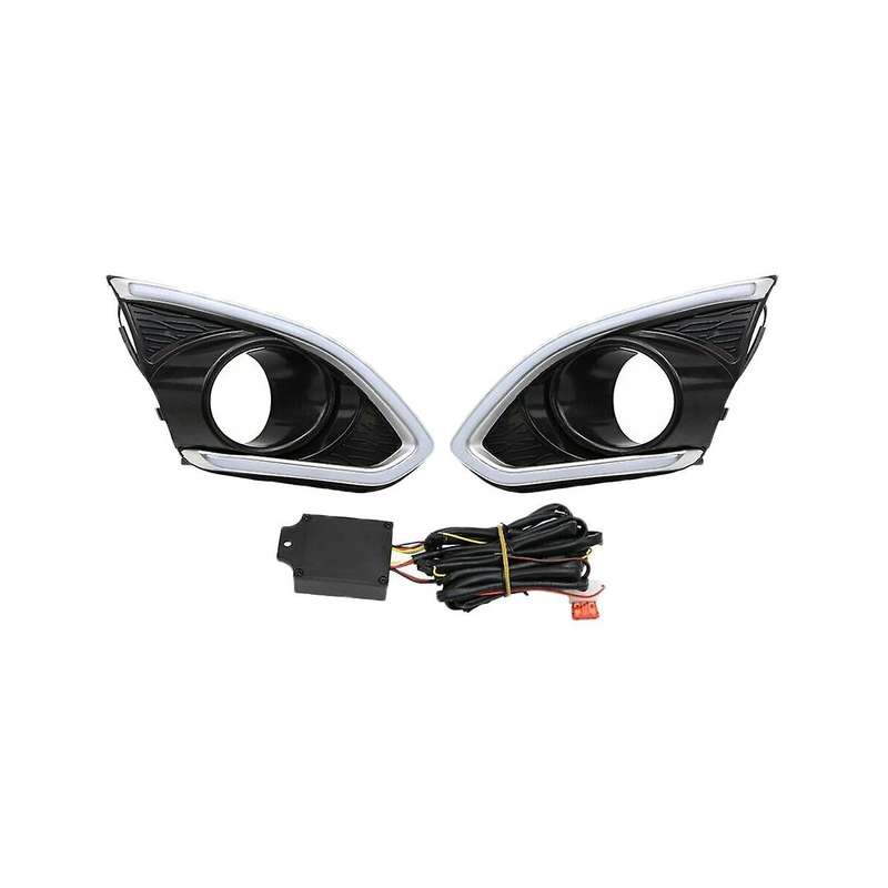 Car Drl Daylight Daytime Running Lights Fog Lamp Bumper Light for Spark 2013 2014 2015