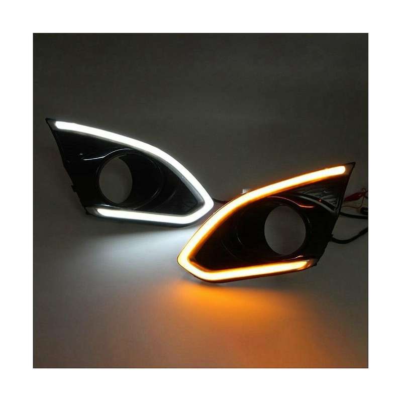 Car Drl Daylight Daytime Running Lights Fog Lamp Bumper Light for Spark 2013 2014 2015