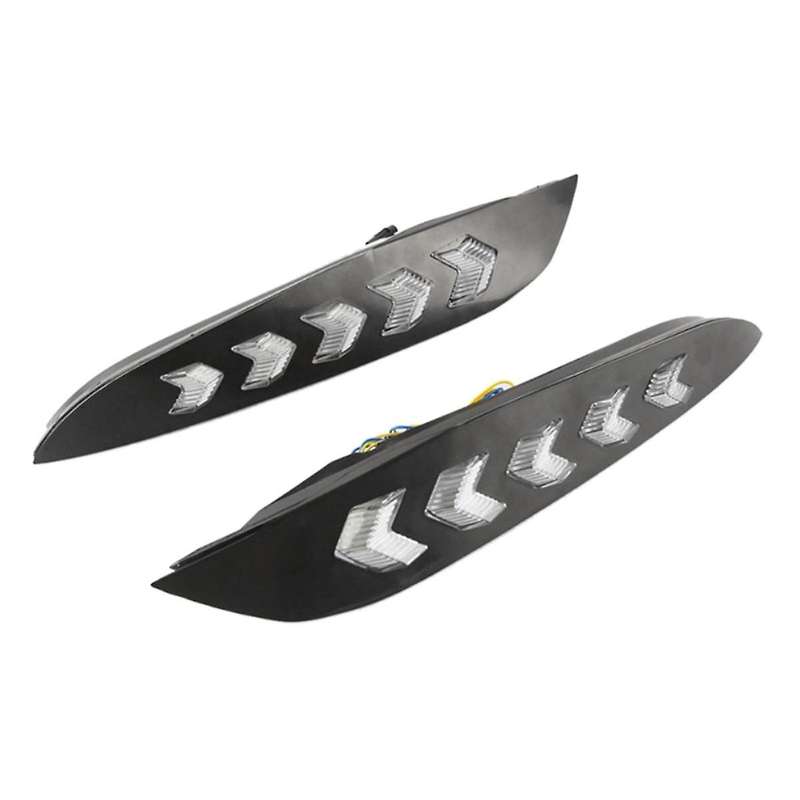 Car DRL Daytime Running Light for Axela 2019-2020 LED Fog Lamp Turn Signal Indicator White Yellow Bl