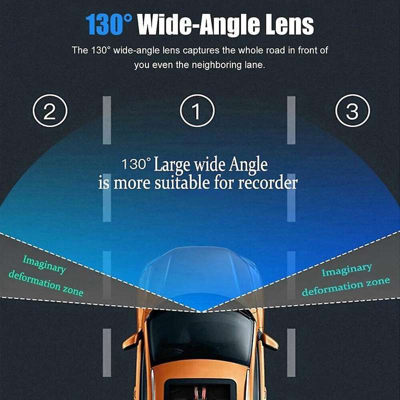 Car Driving Recorder 1080P Hidden DVR HD Night Vision Car Dash Cam Wi-Fi Dynamic Auto Dash Cam