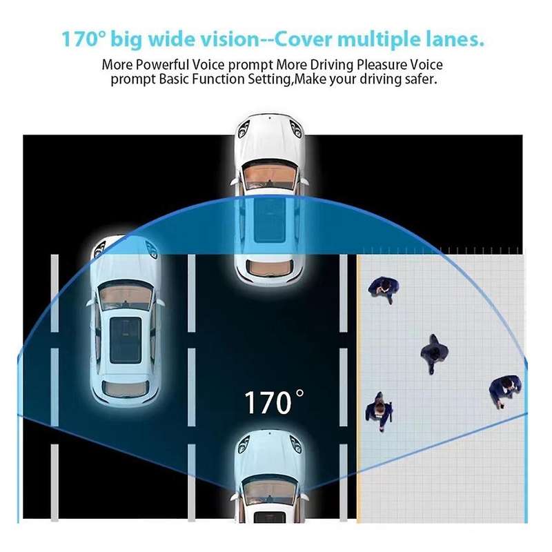Car Driving Recorder Dvr Video Recorder for 24 Hours Parking Monitoring with Gps Wifi Loop Recording