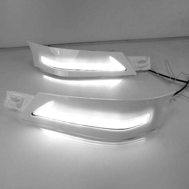 CAR DRL Daytime Running Lights Fog Lamp Led Daylight for Vellfire 30 2016-2018 with Turn Signal