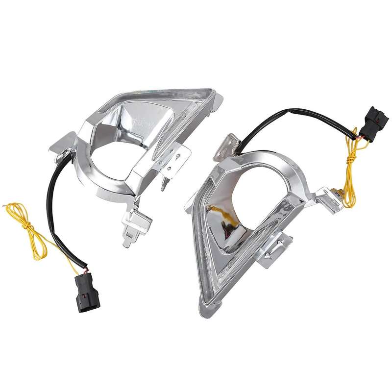 Car DRL LED Daytime Running Light Daylight for 2016 2017 Turning Yellow Signal Style Relay
