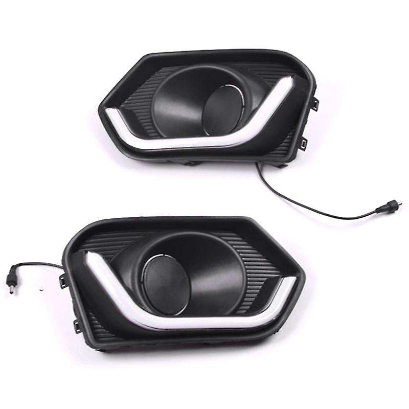 Car DRL Lamp 12V LED Daytime Running Light Daylight for Dzire 2017-2019 Yellow Turn Signal