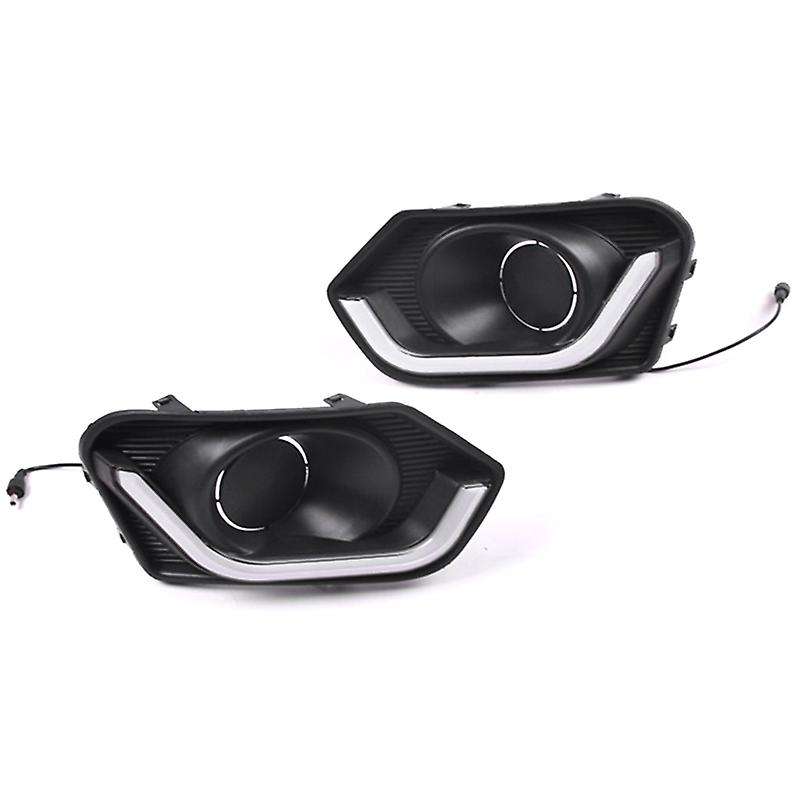 Car DRL Lamp 12V LED Daytime Running Light Daylight for Dzire 2017-2019 Yellow Turn Signal
