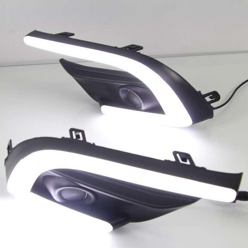 Car DRL Fog Lamp Fluorescent LED Daytime Running Light for 3 Axela 2017-2018
