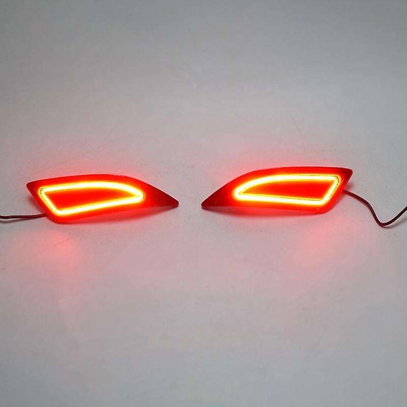 Car DRL Rear Bumper Tail Light Turning Signal Lamp Brake Lights Warning Lamps for 2015 2016