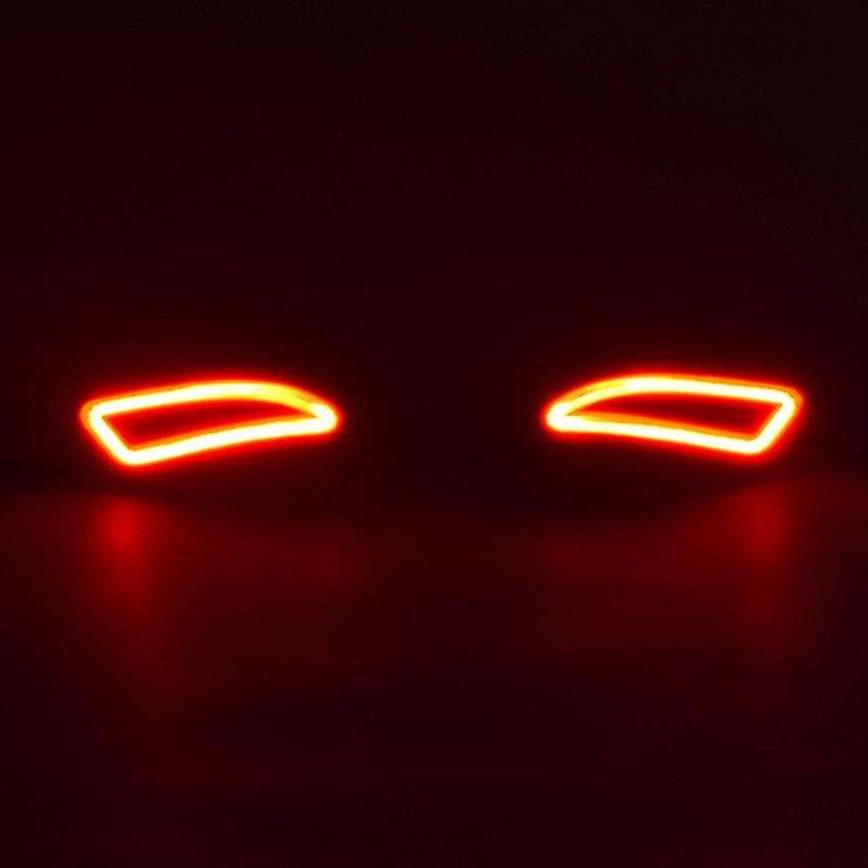 Car DRL Rear Bumper Tail Light Turning Signal Lamp Brake Lights Warning Lamps for 2015 2016