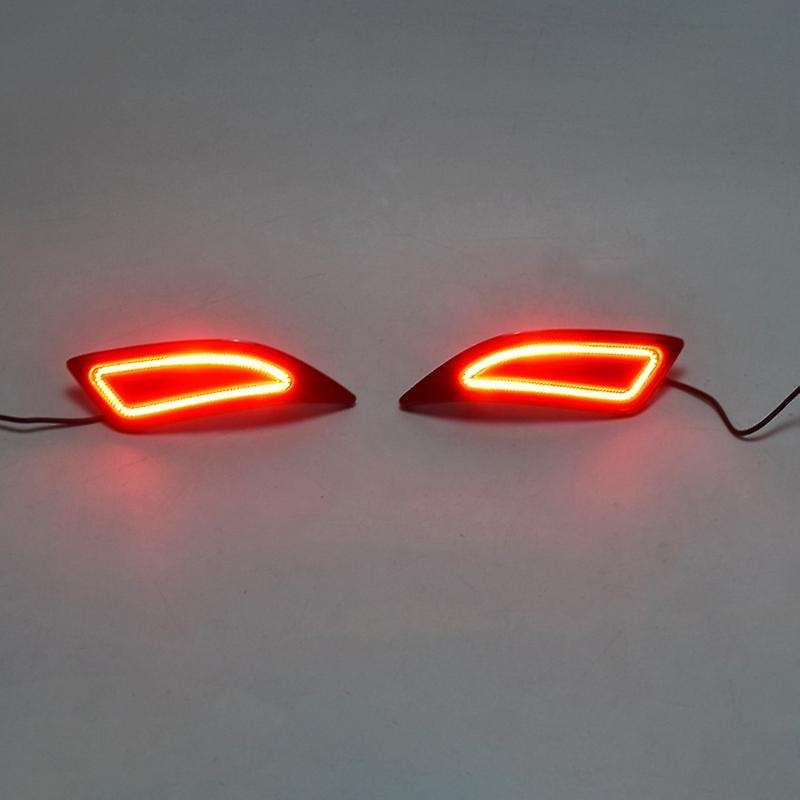 Car DRL Rear Bumper Tail Light Turning Signal Lamp Brake Lights Warning Lamps for 2015 2016