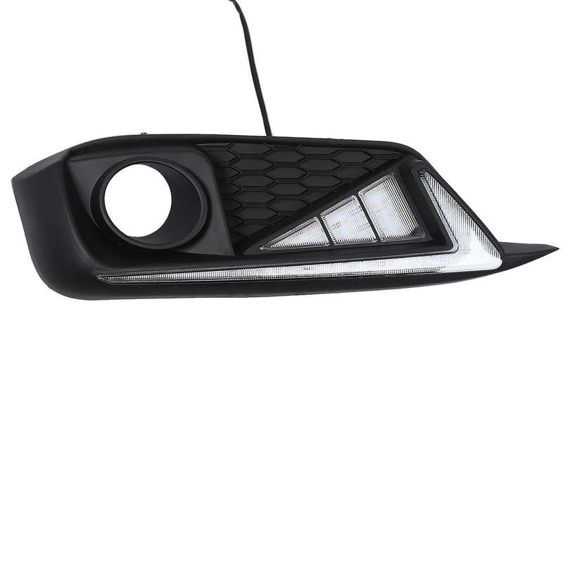 Car Drl Led for 10Th 2016 2017 2018 Daytime Running Lights with Fog Light Hole Auto Accessories 2Pcs