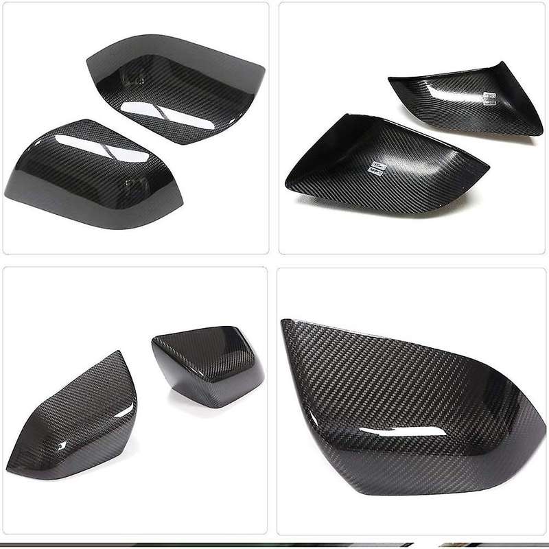 Car Dry Carbon Fiber Side Mirror Cover for Model S 2017-2020 Rear View Mirror Cover Trim Accessories