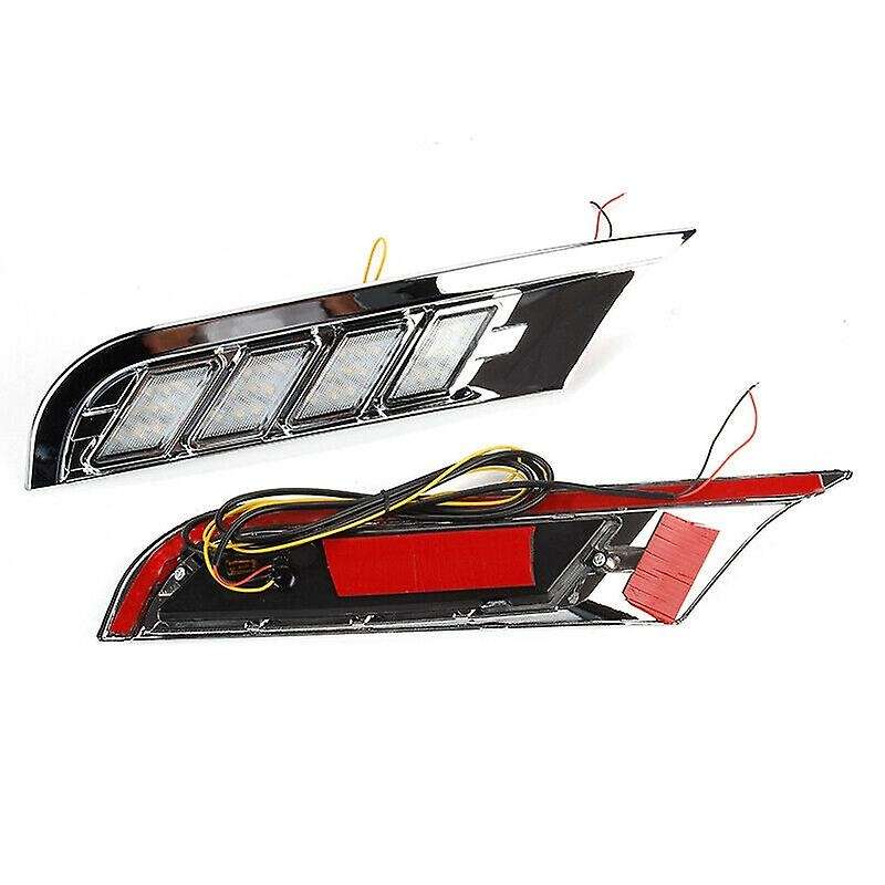 Car DRL LED Daytime Running Light Fog Lamp Turn Signal for Kicks 2016-2020