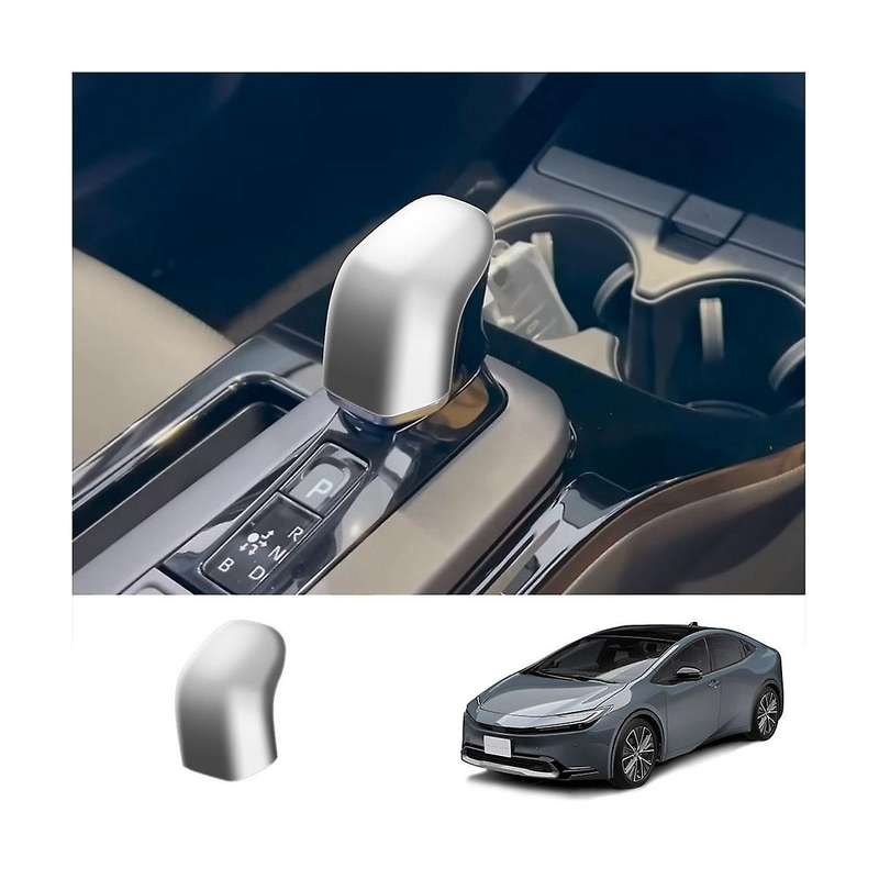 Car Dumb Shift Knob Cover Gear Head Cover Trim for Prius 60 Series 2022-2023 1pcs