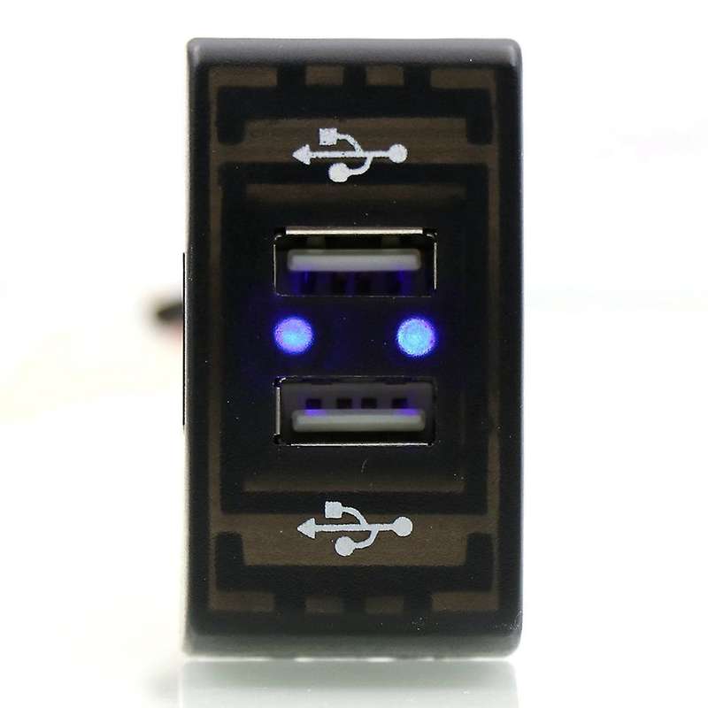 Car Dual Usb Charger 5v 2.1a Car Usb Power Socket Car Accessories for Truck Stralis Hi-way Eurocarg