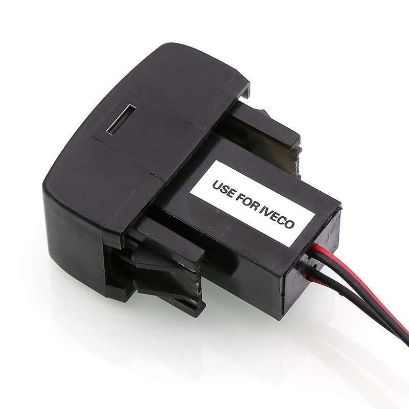 Car Dual Usb Charger 5v 2.1a Car Usb Power Socket Car Accessories for Truck Stralis Hi-way Eurocarg