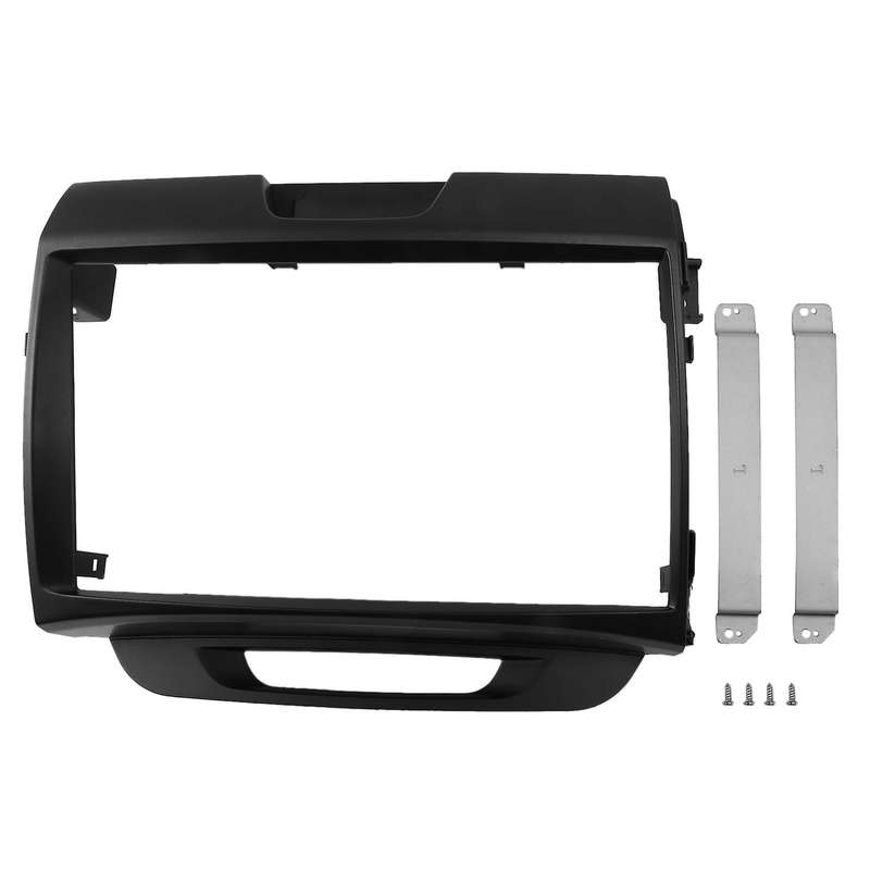 Car DVD Frame Audio Fitting Adaptor Dash Trim Kits Facia Panel 9Inch for 2010-2015 Double Din Radio