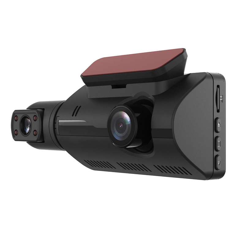 Car DVR Camera 360 degree Lens FHD Dash Cam 1080P IPS Screen Night Vision Parking Monitoring Hidden-