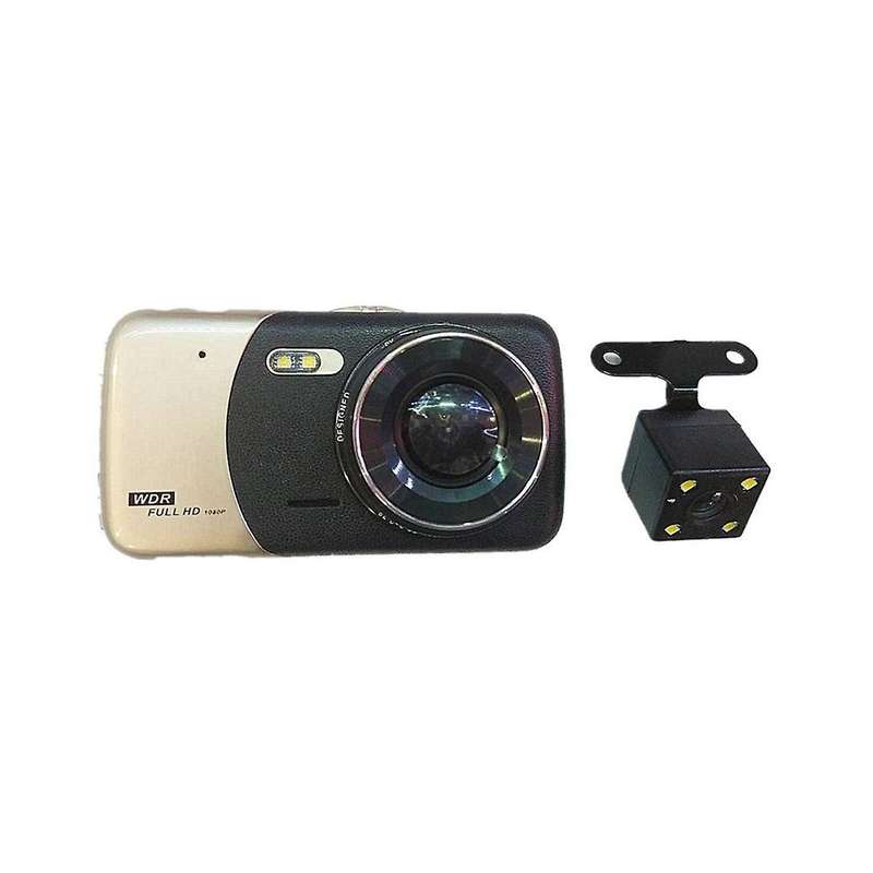 Car Dvr 4inch Dual Lens Car Camera Dvr Camcorder Full Hd 1080p Night Vision Dash Cam Parking Record