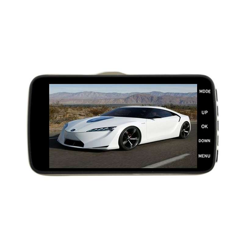 Car Dvr 4inch Dual Lens Car Camera Dvr Camcorder Full Hd 1080p Night Vision Dash Cam Parking Record