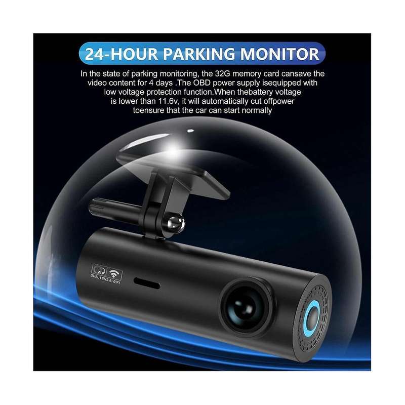 Car Dvr 2k+1080p Wifi Front View Camera Hd Driving Recorder Night Vision Driving Recorder
