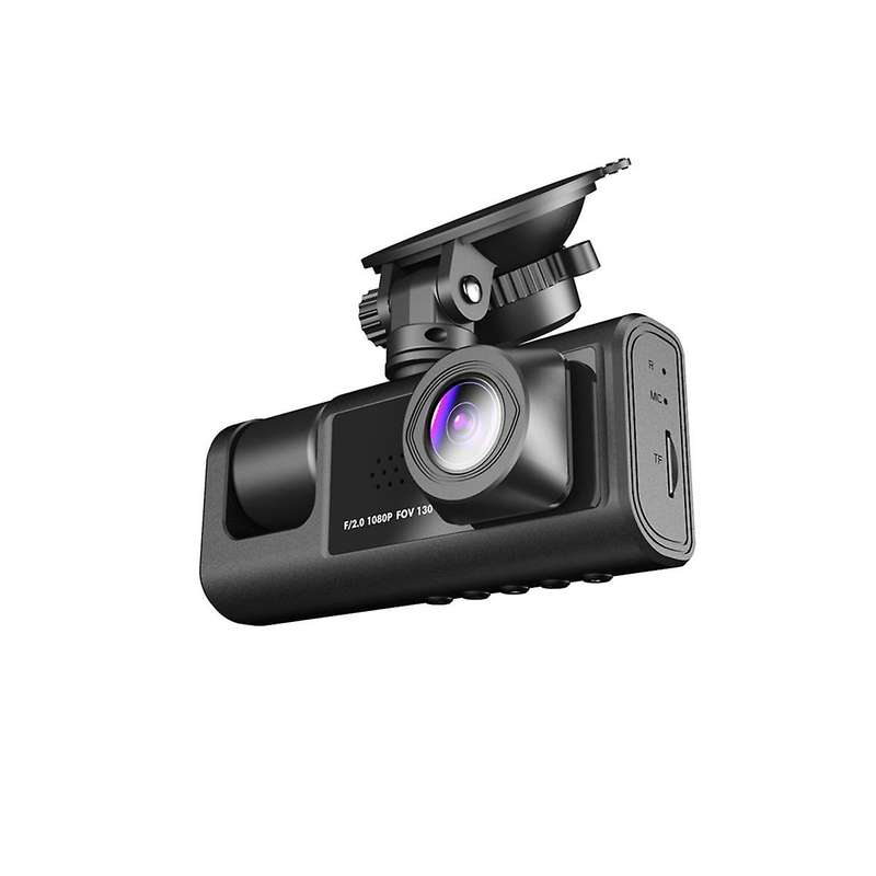 Car Dvr 3 Camera Lens Hd 1080p Dash Camera Dual Lens Dashcam Video Recorder 24h Parking Monitoring