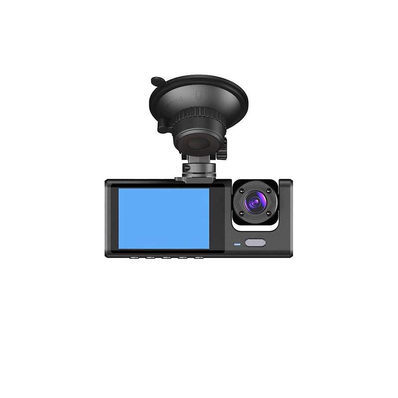 Car Dvr 3 Camera Lens Hd 1080p Dash Camera Dual Lens Dashcam Video Recorder 24h Parking Monitoring