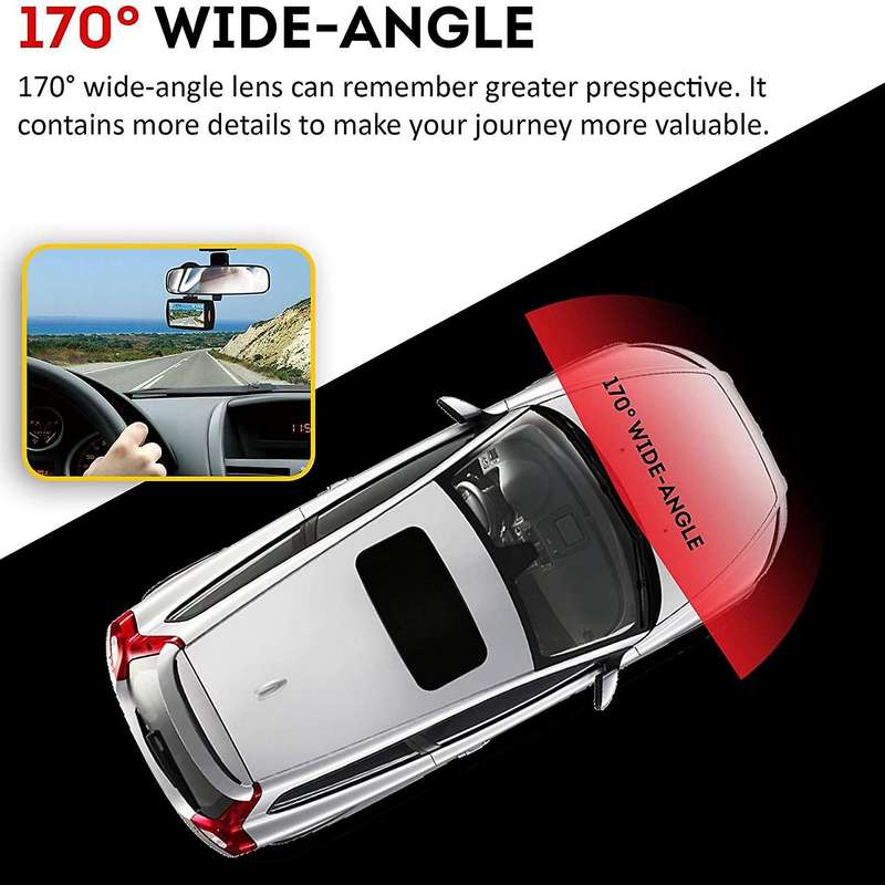 Car DVR Camera Full HD 1080P 90 Degree Dashcam Video Registrars for Cars Night Vision G-Sensor Dash