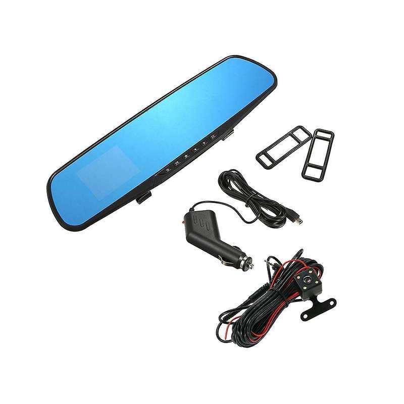 Car Dvr Rearview Mirror Car Recorder Hd Video Recorder Back-up Camera Car Accessories