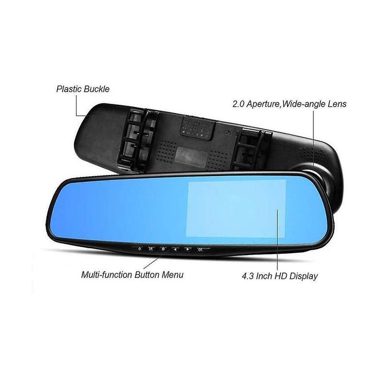 Car Dvr Rearview Mirror Car Recorder Hd Video Recorder Back-up Camera Car Accessories