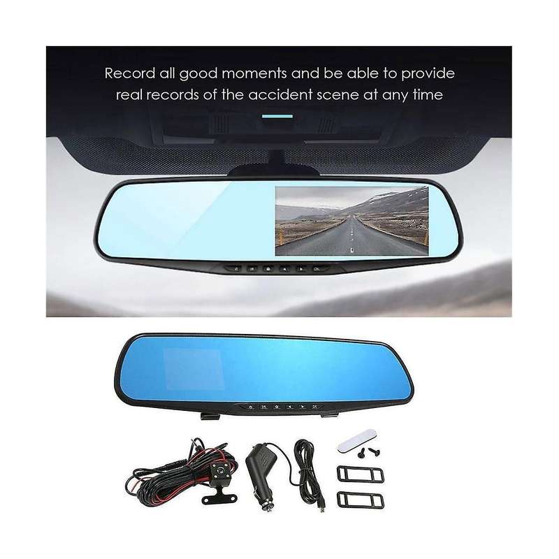 Car Dvr Rearview Mirror Car Recorder Hd Video Recorder Back-up Camera Car Accessories