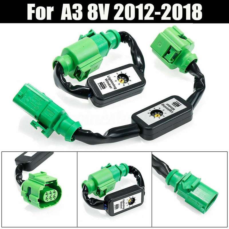 Car Dynamic Add-on Module Cable Wire Harness Tail Light Turn Signal Indicator LED Taillight for- A3
