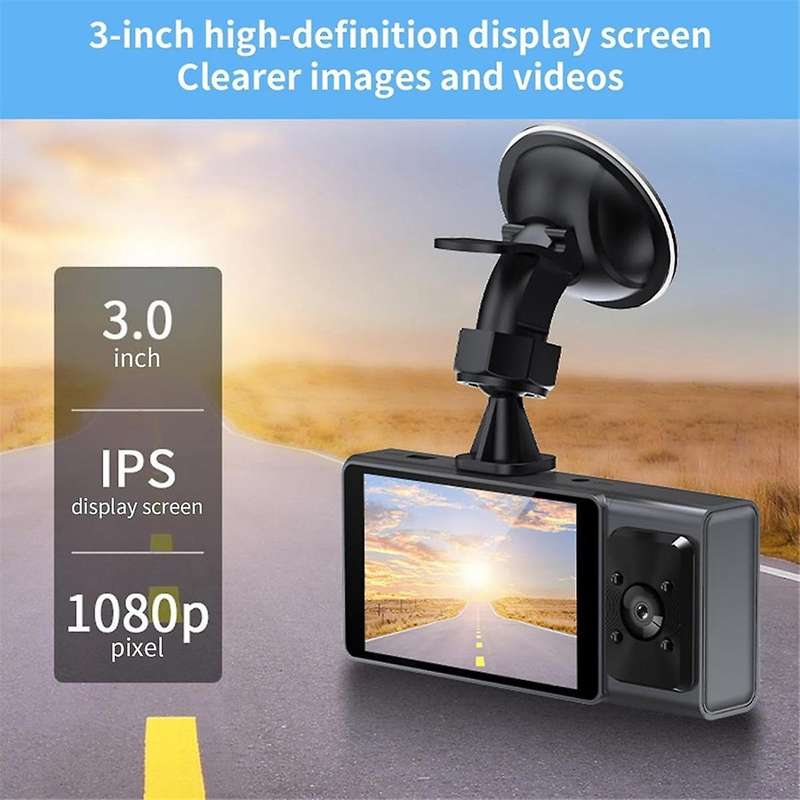 Car DVR Dash Cam,1080P Front and Inside Dash Camera WIFi HD Night Vision, G Sensor, Parking Monitor,