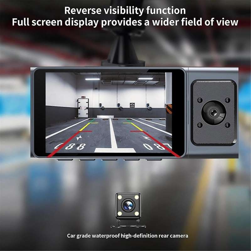 Car DVR Dash Cam,1080P Front and Inside Dash Camera WIFi HD Night Vision, G Sensor, Parking Monitor,