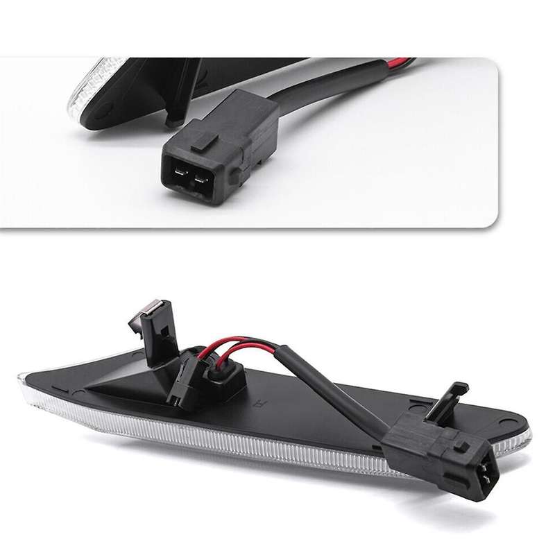 Car Dynamic LED Amber Side Marker Light Turn Signal Lamps 997631033, 997631034 Clear Lens for 997 98