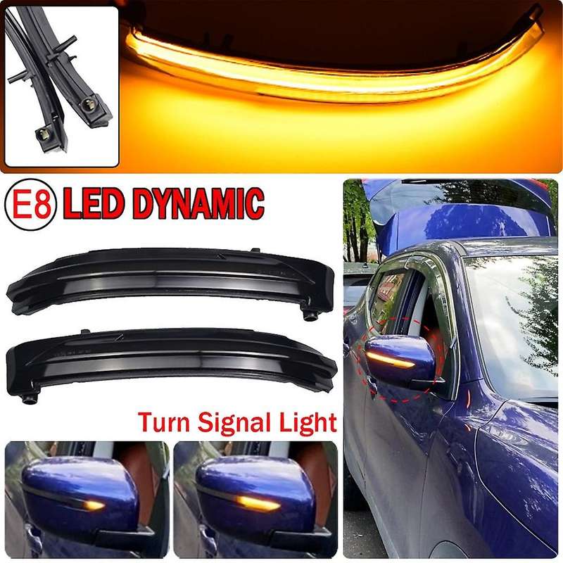 Car Dynamic LED Rearview Mirror Light Turn Signal Light for T32 J11 Z52 Navara