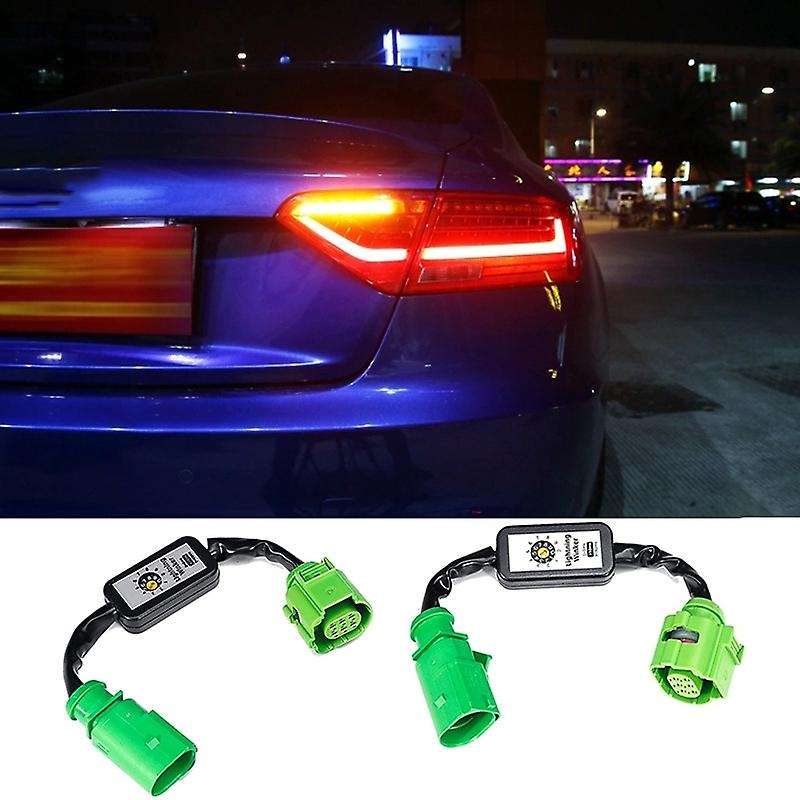 Car Dynamic Add-on Module Cable Wire Harness Tail Light Turn Signal Indicator LED Taillight for  A5