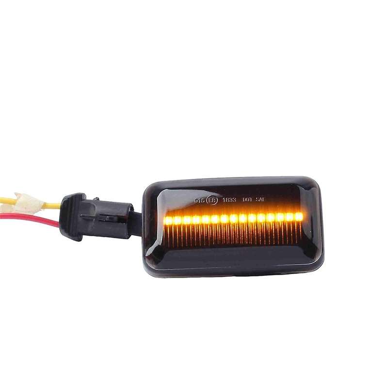 Car Dynamic LED Side Marker Light Turn Signal Light for 924 924S Coupe 1980-1988 Car Accessories Bla