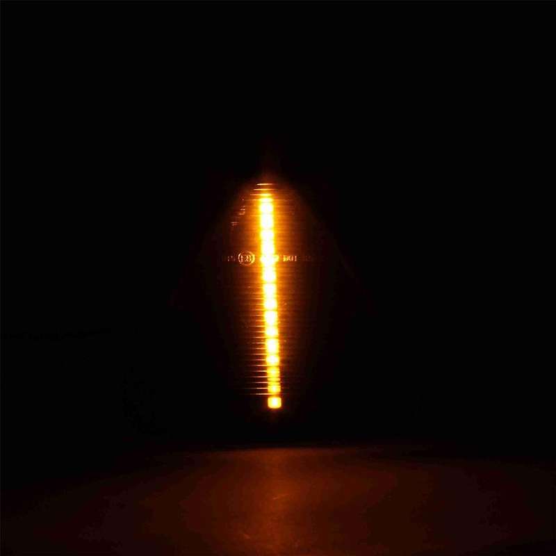 Car Dynamic Led Side Marker Light Turn Signal Light for Czc 2006-2012 Car Accessories Black