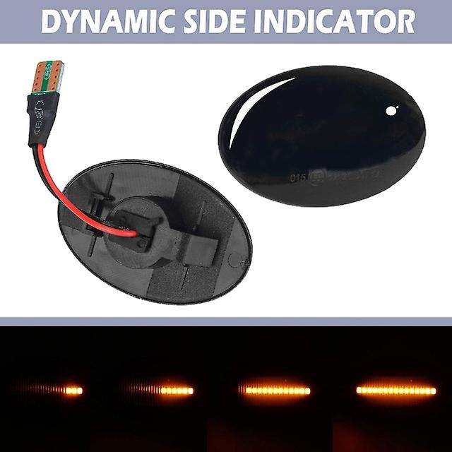Car Dynamic LED Side Marker Light Turn Signal Light for Ka 03-05 Street Ka 96-08 Fiesta III IV I