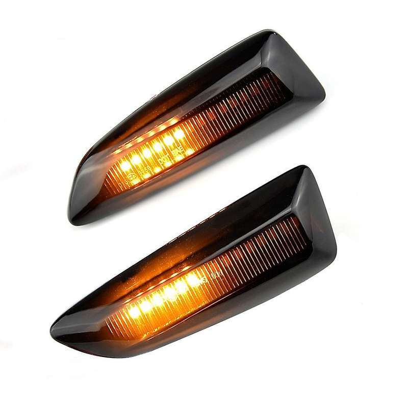 Car Dynamic LED Turn Signal Blinker Side Marker Light for K J Crossland X B Regal