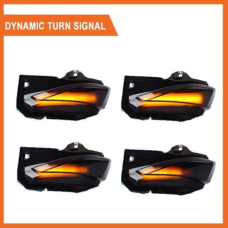 Car Dynamic LED Turn Signal Light Rearview Mirror Lamp for 2019-2021 Yaris