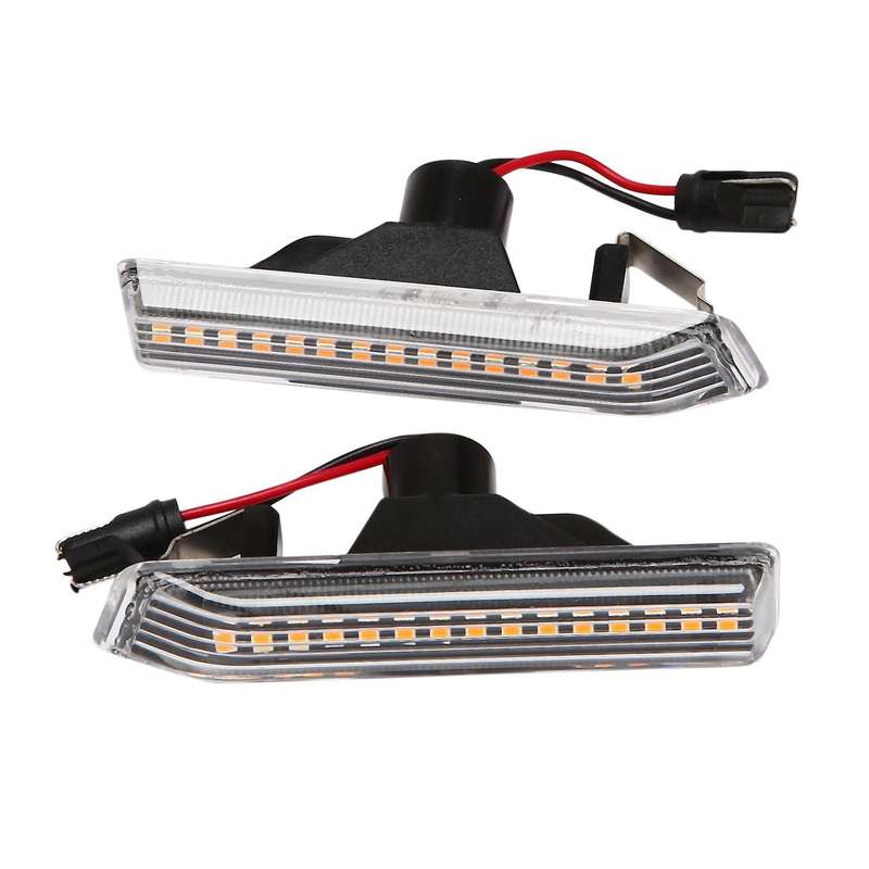 Car Dynamic LED Side Marker Repeater Indicator Light Turn Signal Indicator for - 3 Series E36 M3 X5