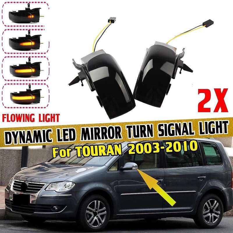 Car Dynamic LED Side Rearview Mirror Indicator Light Turn Signal Light for 2003-2010 2004 2005 2006