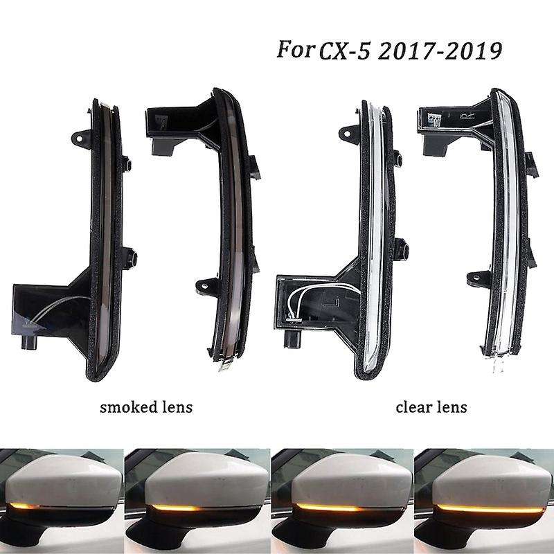 Car Dynamic LED Turn Signal Light Rearview Mirror Light Indicator Blinker for -5 CX5 KF 2017 2018 -8
