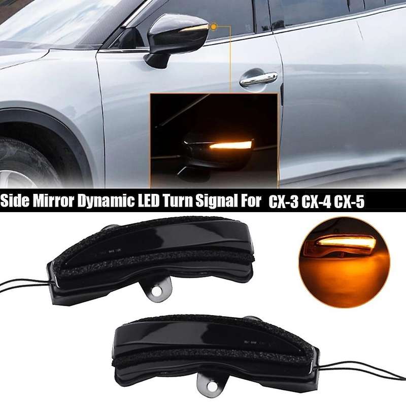 Car Dynamic LED Turn Signal Light Rearview Mirror Light Indicator for -3 CX3 -4 CX4 -5 CX5 KE 2016-2