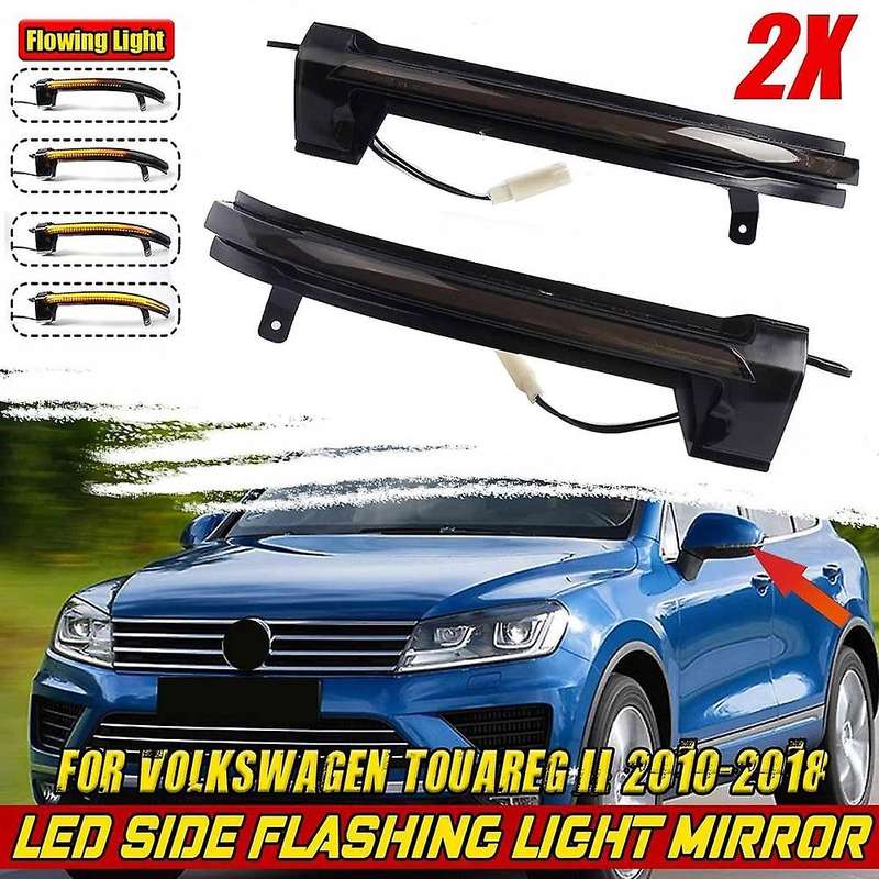 Car Dynamic LED Turn Signal Light Rearview Mirror Light Indicator for  II MK2 7P 2010 - 2018